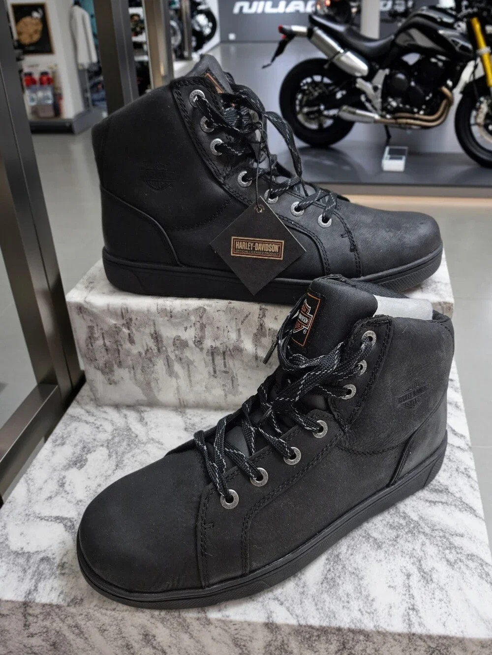 Harley-Davidson FOOTWEAR Mens Sz 10.5 Watkins Sneakers Shoes Casual New